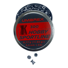 Postones Umarex 5.5mm Hobby Sportline 300 U/ 0.77g (11.88gr)