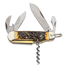 Navaja Boker Ciervo De Campamento 110182hh Alemana Color Marrón Claro 7