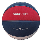 Pelota De Básquet Reebok Basquet Royal 3 Nº 7 Color Navy/red/white Para Competencia De Interior 4
