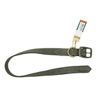 Collar Coastal Perro Circle T De Cuero 40/35cm Color Gris Tamaño Del Collar 35 Cm 3