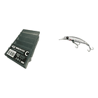 Kit De Pesca Mochila Barbaric+caja 30103+vinilo Y Señuelo 2