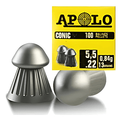 Postón Apolo Conic (caja Amarilla)  Cal .22/500 Unid