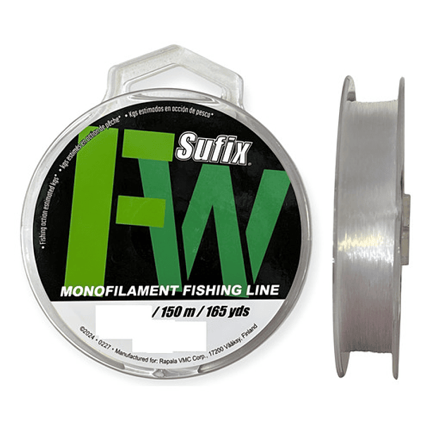 Linea De Pesca Sufix Fw Monofilamento 0.28mm 150 Mts 