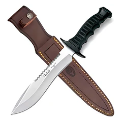 Cuchillo Muela 85-181 Hoja 18cm Caucho Funda España Color Plateado