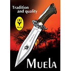 Cuchillo Muela 85-181 Hoja 18cm Caucho Funda España Color Plateado 4