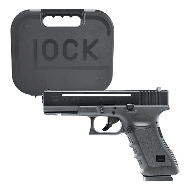 Pistola Glock 17 3g Umarex Cal4,5 Blowback #5.8365 Calibre 4.5 Mm Color Negro 