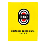 Postones Para Rifle Tec Match 5,5mm P/p 8gr De Plomo 500 Und 1