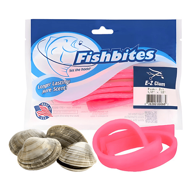 Fishbites Carnada Artificial Esencia Almeja E-z-clam Pink 