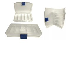Caja Organizadora Señuelos Pesca Yg-190 De 5 Div.