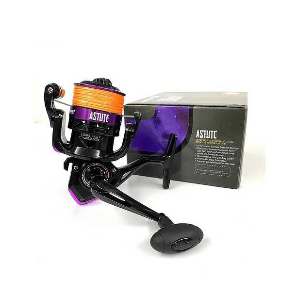 Carrete Spinning Pioneer Tackle Astute 2000 C/multifilamento 1