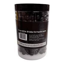 BALIN DE GOMA BEEMAN PISTOLA BP50 12.7 MM 500 UNID