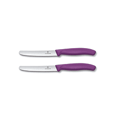 Set Cuchillos Tomate/mesa Swiss Classic Morado Victorinox