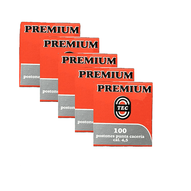 Postones Punta Caceria Cal 4,5mm Tec Premium 500 Unidades 