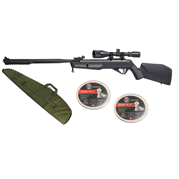 Kit Rifle Vaporizer +mira 3-9×40+funda+postones domed 5.5 1
