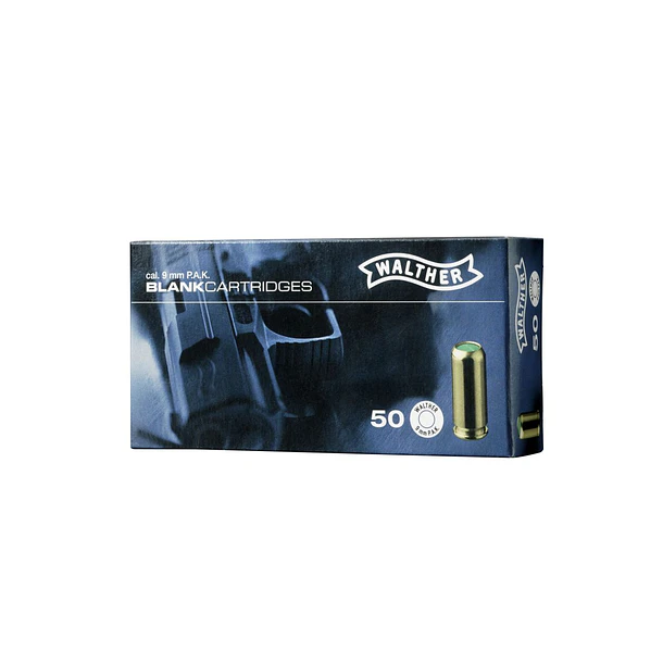  fogueos de calibre 9 mm P.A.K. de la marca Walther 