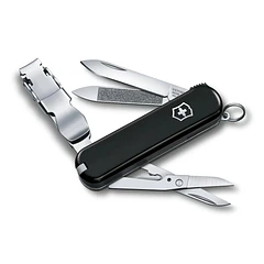 Navaja Nail Clip 580 bolsillo multifuncional 0.6463.3 Negro