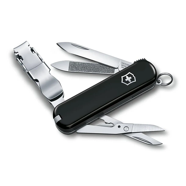 Navaja Nail Clip 580 bolsillo multifuncional 0.6463.3 Negro 1