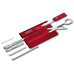 Victorinox SwissCard Classic Rojo Transparente 0.7100.T
