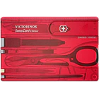  Victorinox SwissCard Classic Rojo Transparente 0.7100.T 2