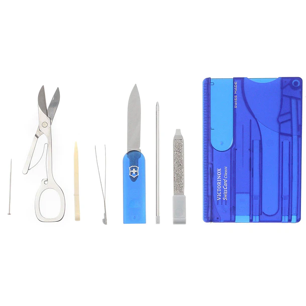 Victorinox SwissCard Classic azul Transparente 0.7122.T2 2