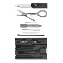 Victorinox Swisscard Classic Negro Transparente 0.7133.T3