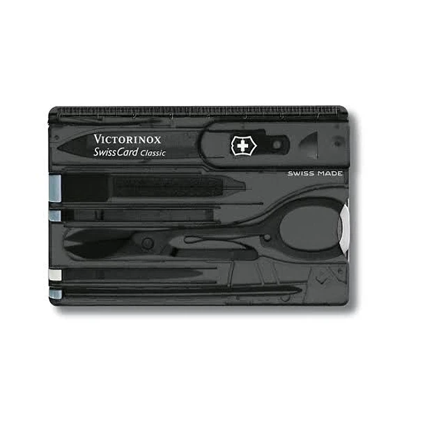 Victorinox Swisscard Classic Negro Transparente 0.7133.T3 3