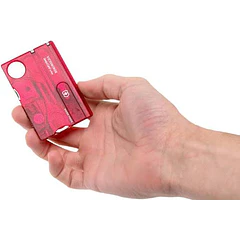 Victorinox Swisscard Lite Rojo Transparente 0.7300.T