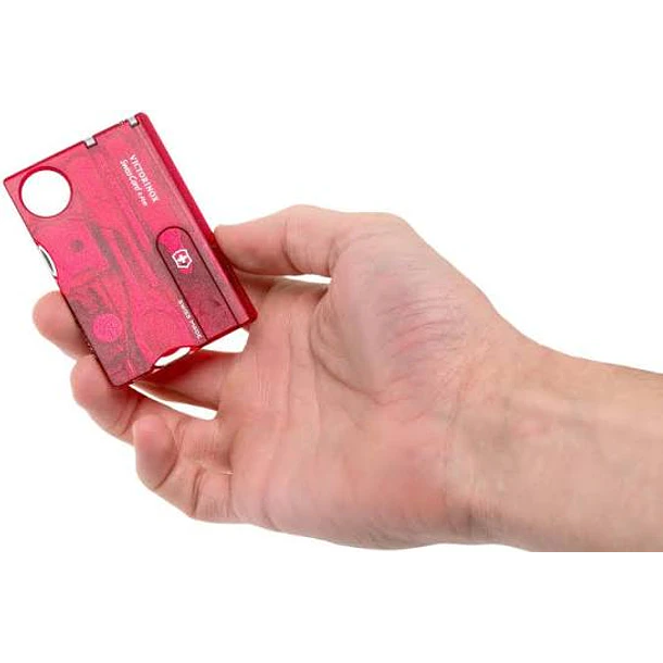 Victorinox Swisscard Lite Rojo Transparente 0.7300.T 2