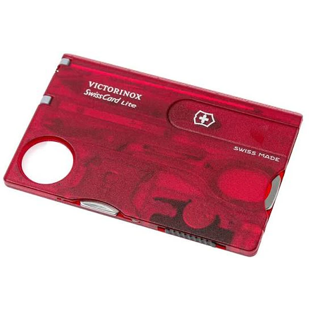 Victorinox Swisscard Lite Rojo Transparente 0.7300.T 3