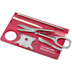 Victorinox Swisscard NailCare Rojo Transparente 0.7240.T