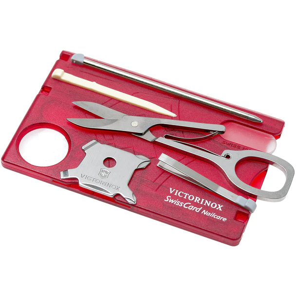 Victorinox Swisscard NailCare Rojo Transparente 0.7240.T 1