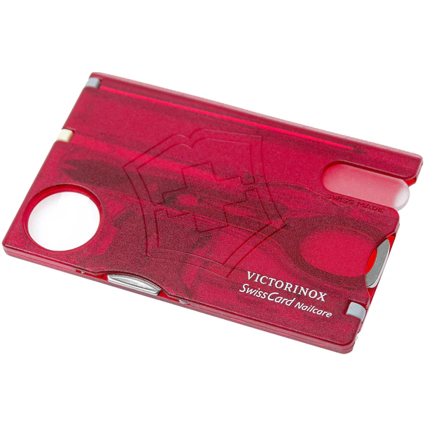 Victorinox Swisscard NailCare Rojo Transparente 0.7240.T 3