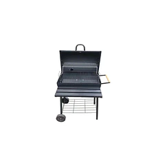 Parrilla de Acero con Tapa y Ruedas BBQ Time