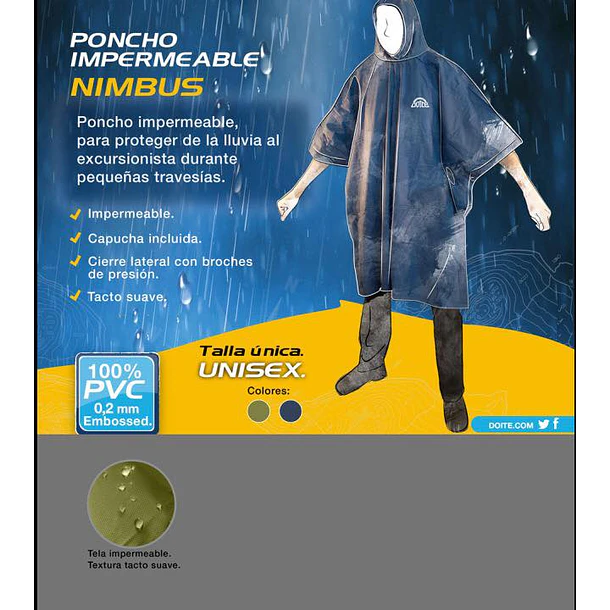 Poncho Impermeable  Doite Nimbus  2