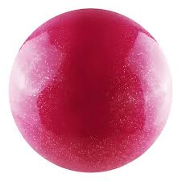 Balon de gimnasia ritmica N 7 glitter liso UKtime 400gr Rosa 3