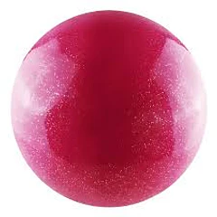 Balon de gimnasia ritmica N 6 glitter liso UKtime 320gr Rosa