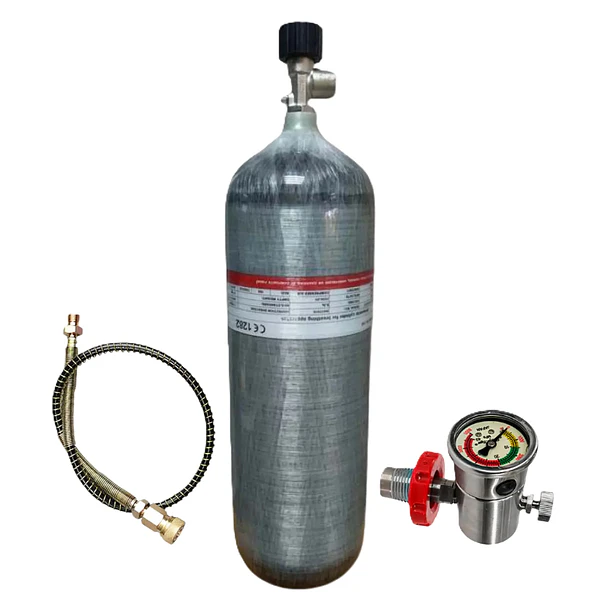 SCUBA Apolo de 9.0 litros en fibra de carbono CRPIII 161 