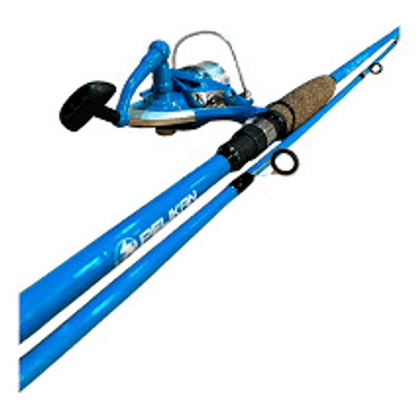 Kit Caña Pelikan Snake River, Caña + Carrete + Hilo, 210cm 