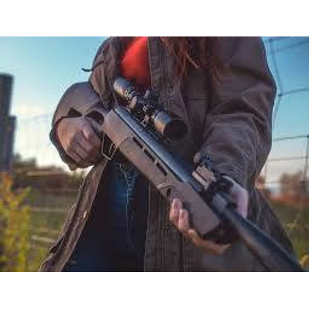 RIFLE AIRE CROSMAN MAG-FIRE MISSION 5.5 4