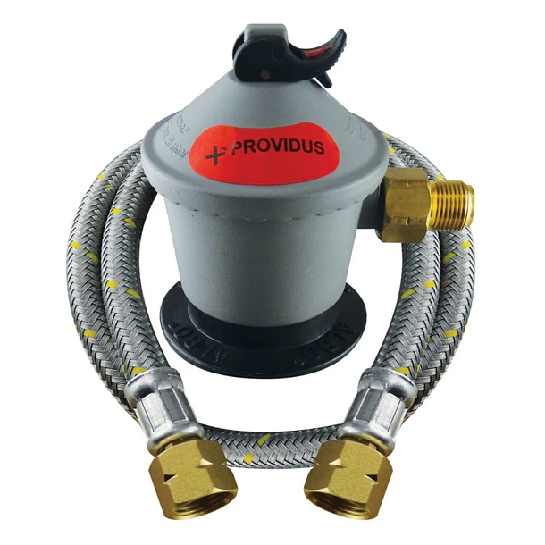 Kit Regulador de Gas + Flexible de 3/8