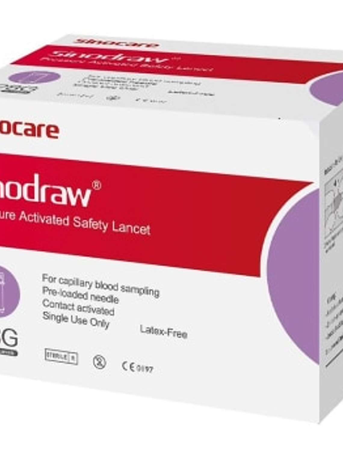 Lancetas SINOCARE Smart 50 uni 1