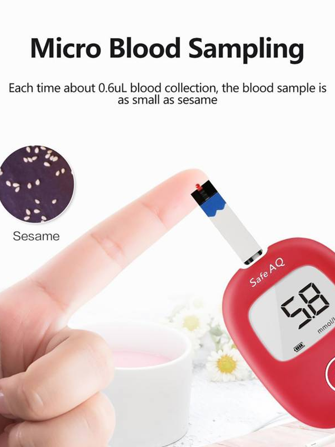 Tiras Reactivas SINOCARE Safe AQ 50 uni 2