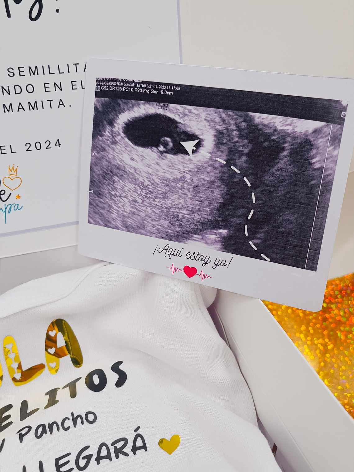 Baby Reveal – Caja de anuncio de embarazo personalizada 3