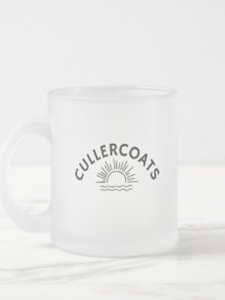 Taza vidrio empavonado  1