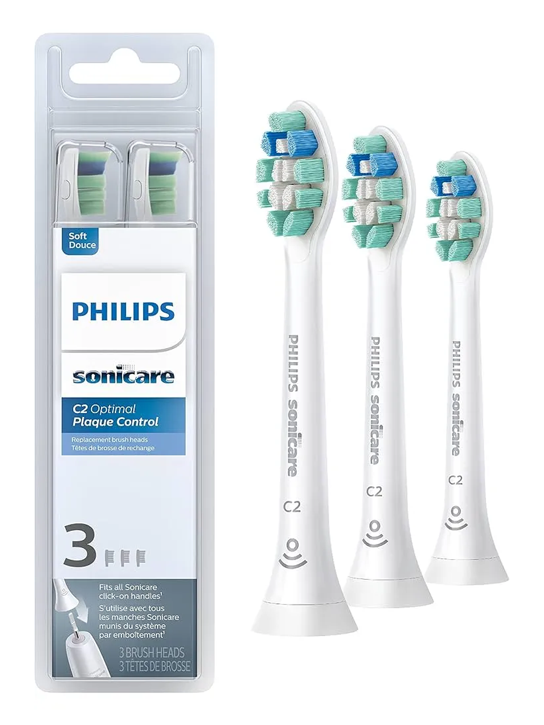 Cepillo eléctrico Philips Sonicare 4100 + X3 Cabezales C2 3