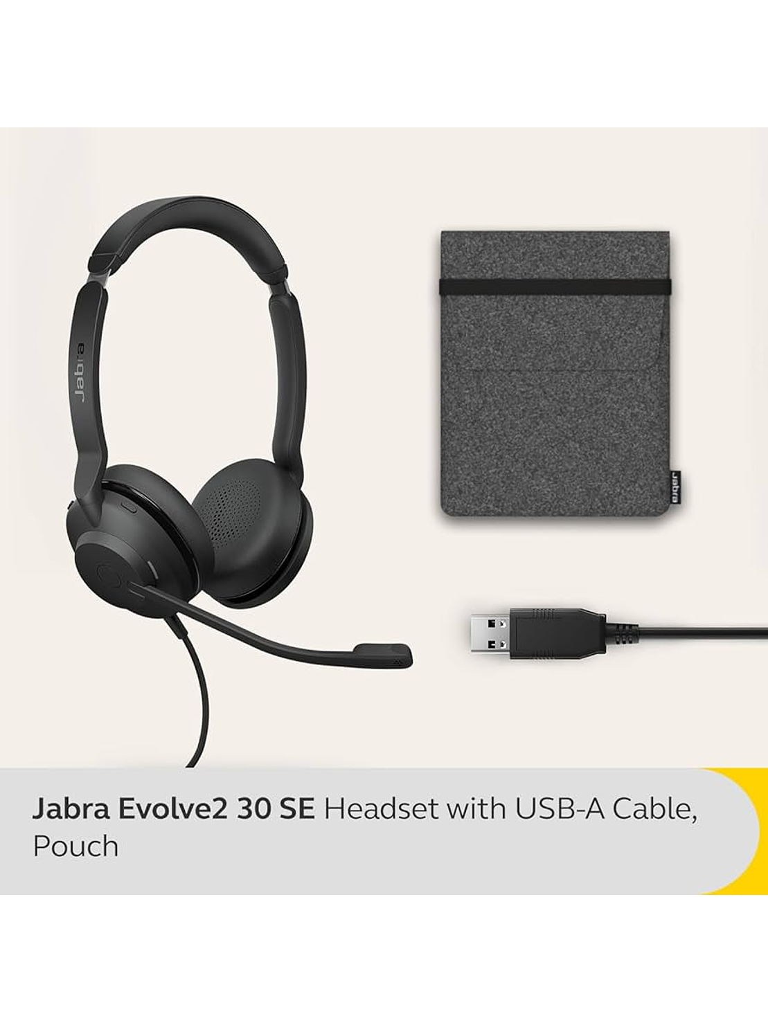 Audífonos Jabra Evolve2 30 SE MS (USB-A) con Cancelación de Ruido 4