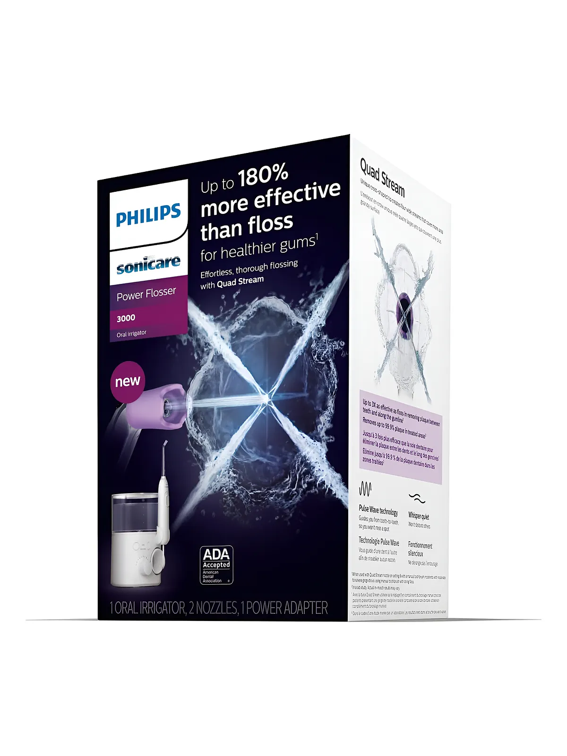 Irrigador bucal Philips Sonicare Power Flosser 3000 Blanco (HX3711/20) 3