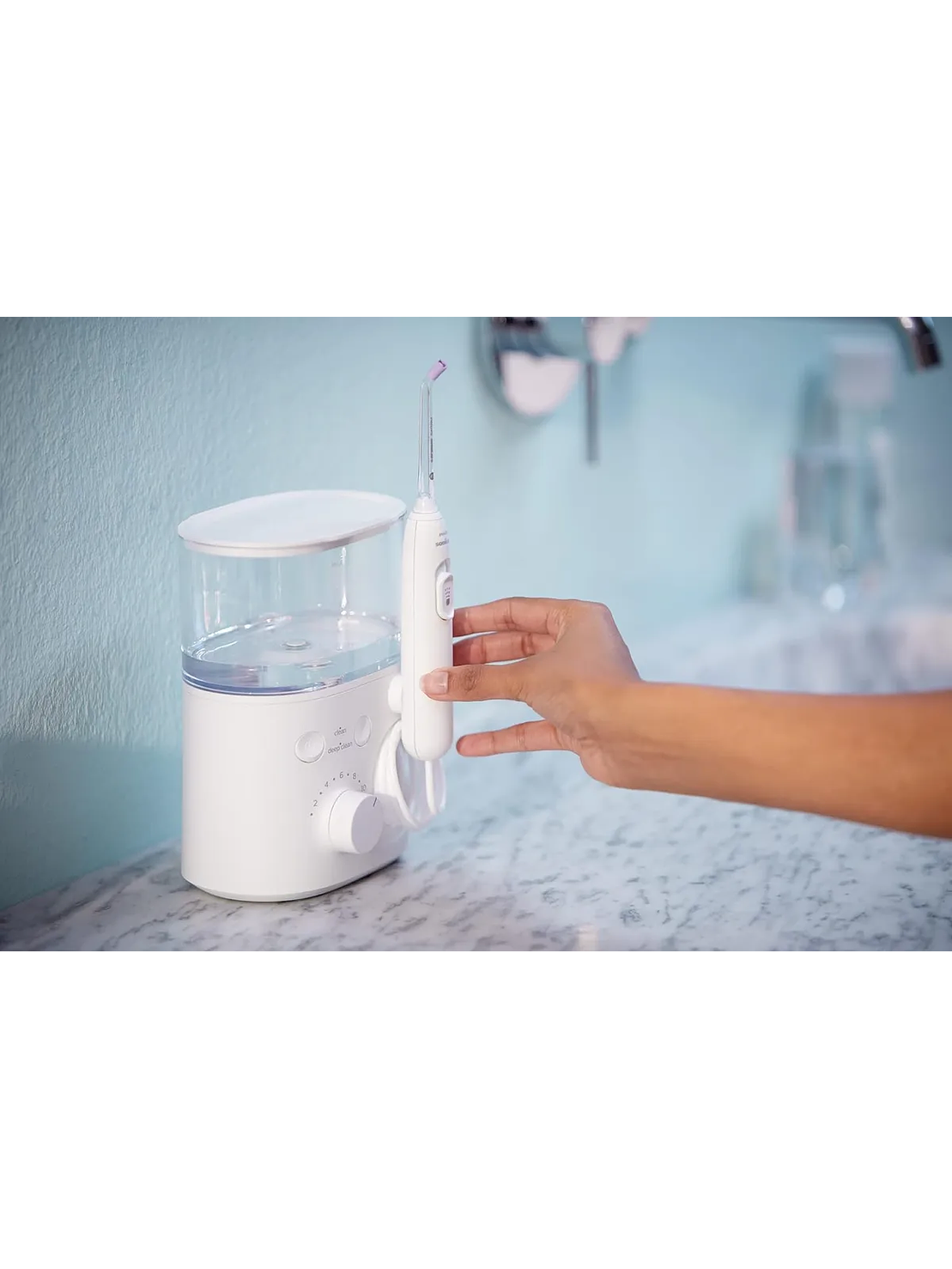 Irrigador bucal Philips Sonicare Power Flosser 3000 Blanco (HX3711/20) 4