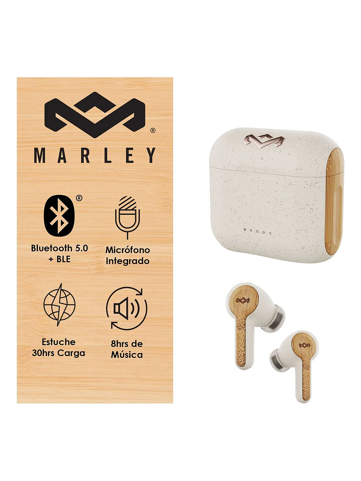 Audífonos House Of Marley Rebel TWS Cream 5