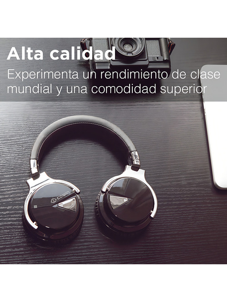 Audífonos Over-head Cowin E7 Con Cancelación De Ruido 5